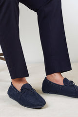 Carter Suede Slip on Lace Detail Loafer
