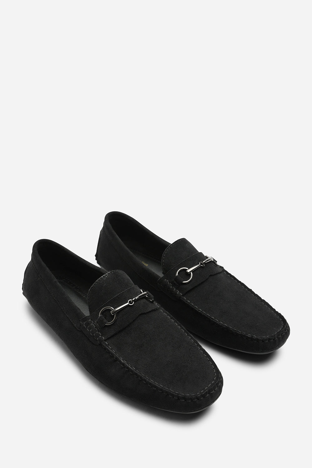 Hudson Suede Slip On Buckle Loafer