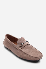 Hudson Suede Slip On Buckle Loafer