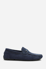 Hudson Suede Slip On Buckle Loafer