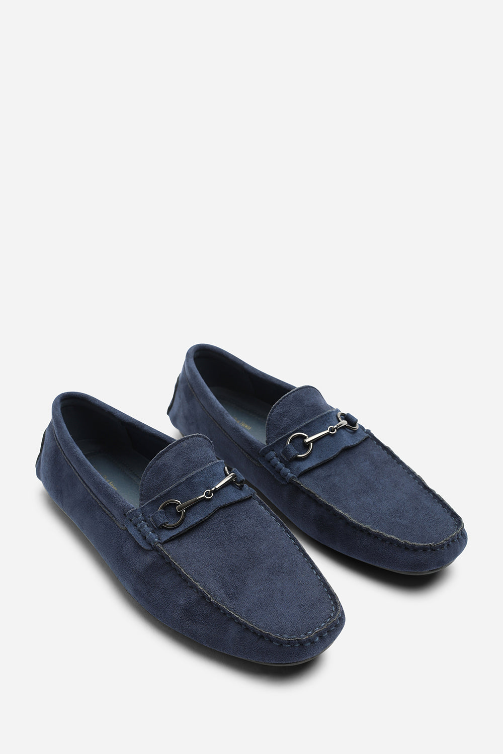 Hudson Suede Slip On Buckle Loafer