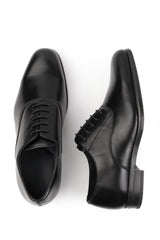 RYAN OXFORD LACE UP WORK DRESS SHOES IN BLACK