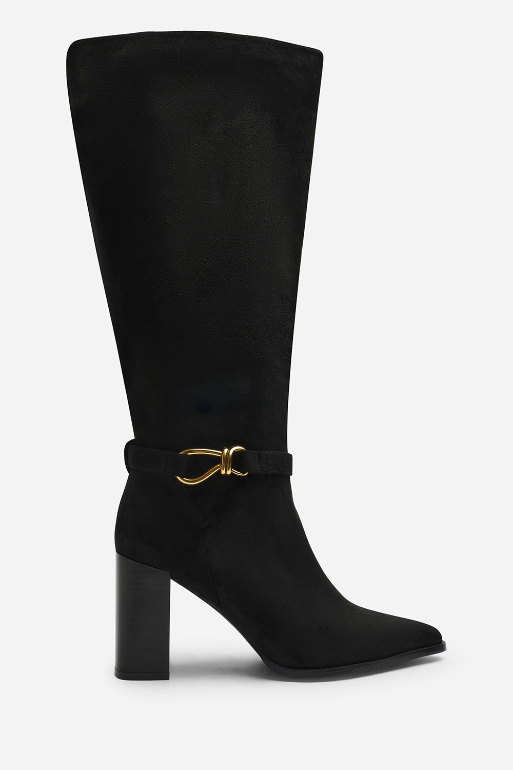 Winona Knot Trim Detail Knee High Boots