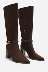 Winona Wide Fit Knot Trim Detail Knee High Boots