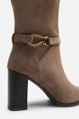 Winona Wide Fit Knot Trim Detail Knee High Boots
