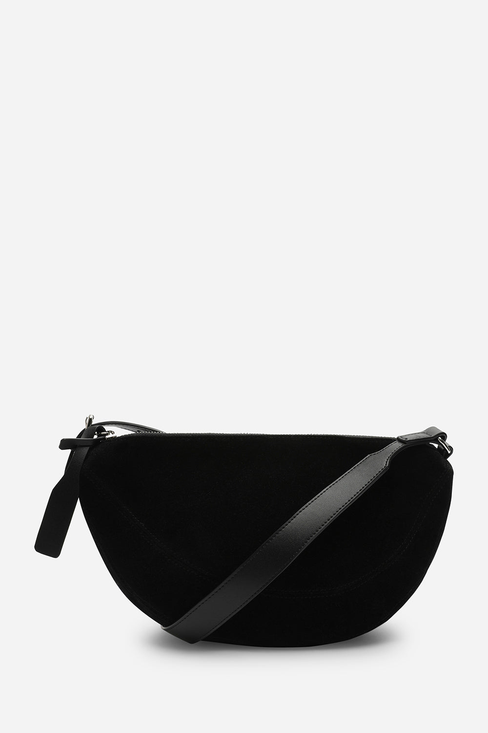 Cloud Black Suede Crossbody Shoulder Bag – Where's That From UK