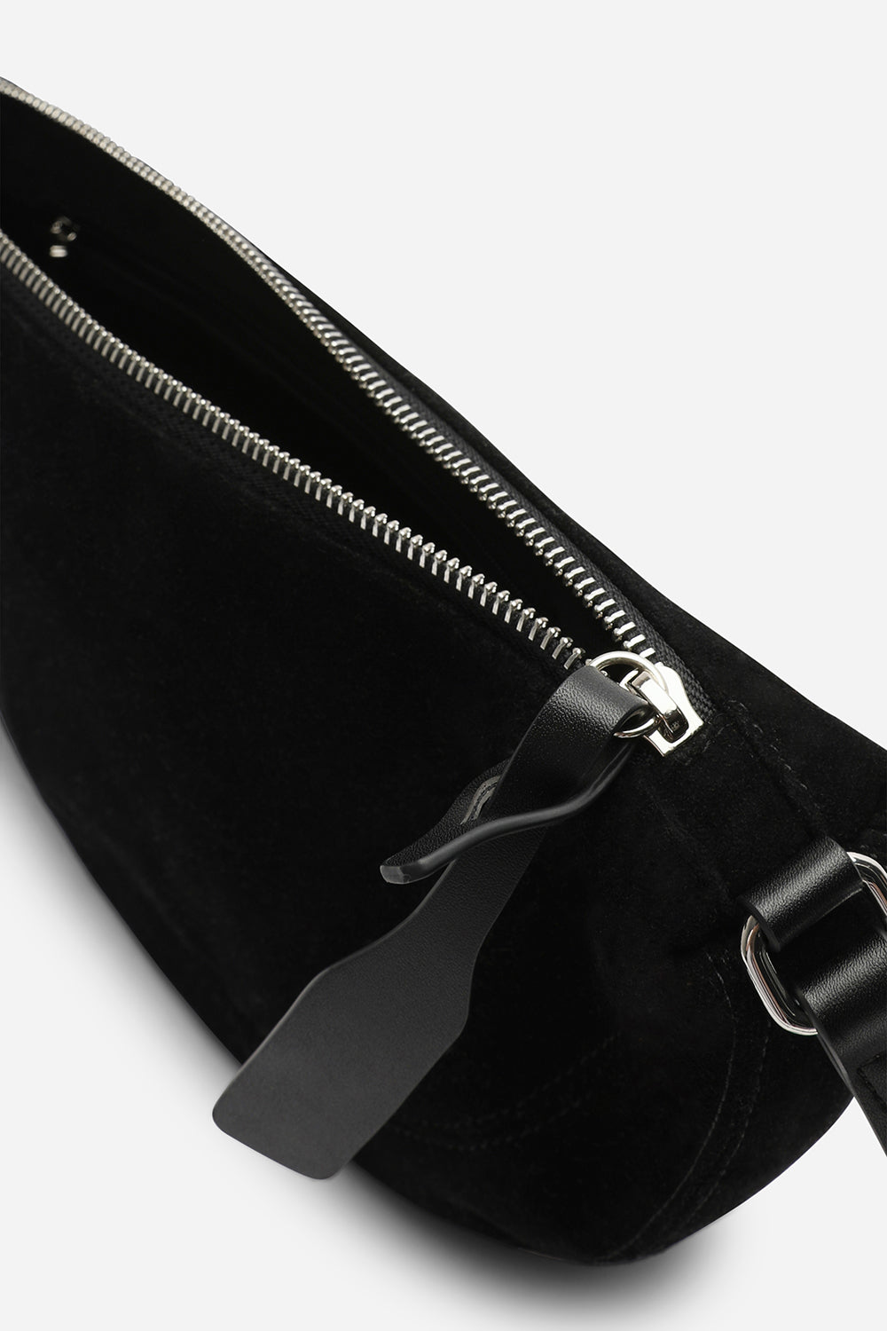 Cloud Black Suede Crossbody Shoulder Bag – Where's That From UK