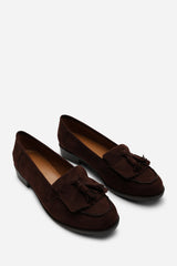 Avani Flatform Slip On Loafers Shoes With Tassel