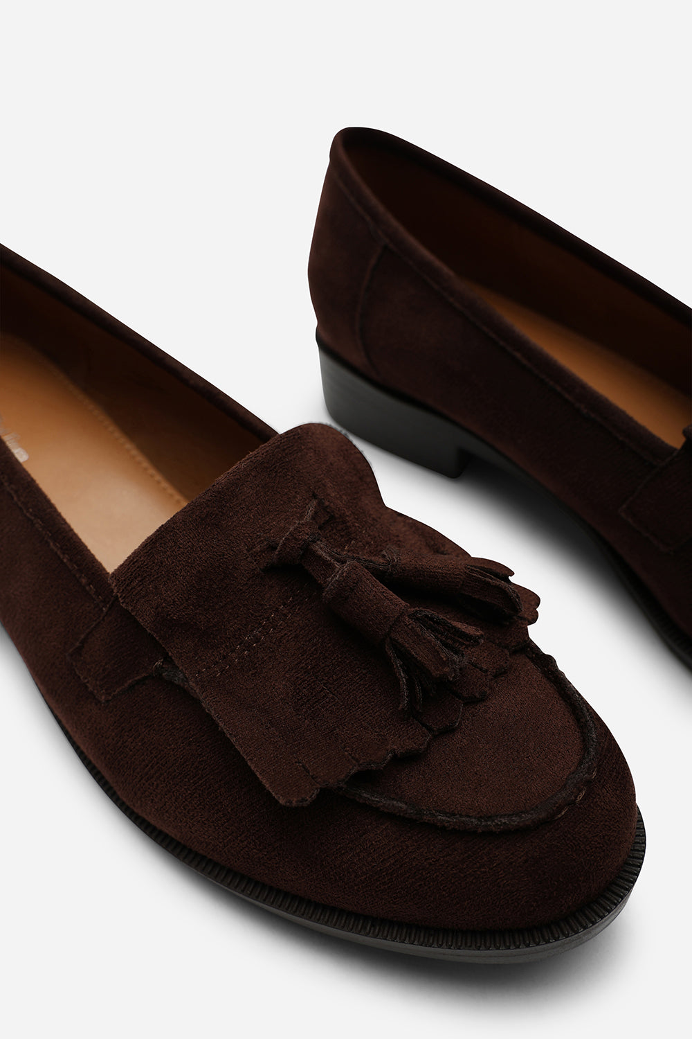 Avani Flatform Slip On Loafers Shoes With Tassel