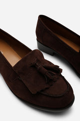 Avani Flatform Slip On Loafers Shoes With Tassel