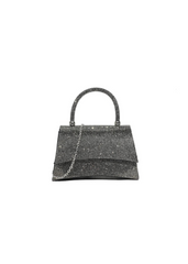 FLICK SMALL CLUTCH BAG WITH DIAMANTE DETAIL IN BLACK
