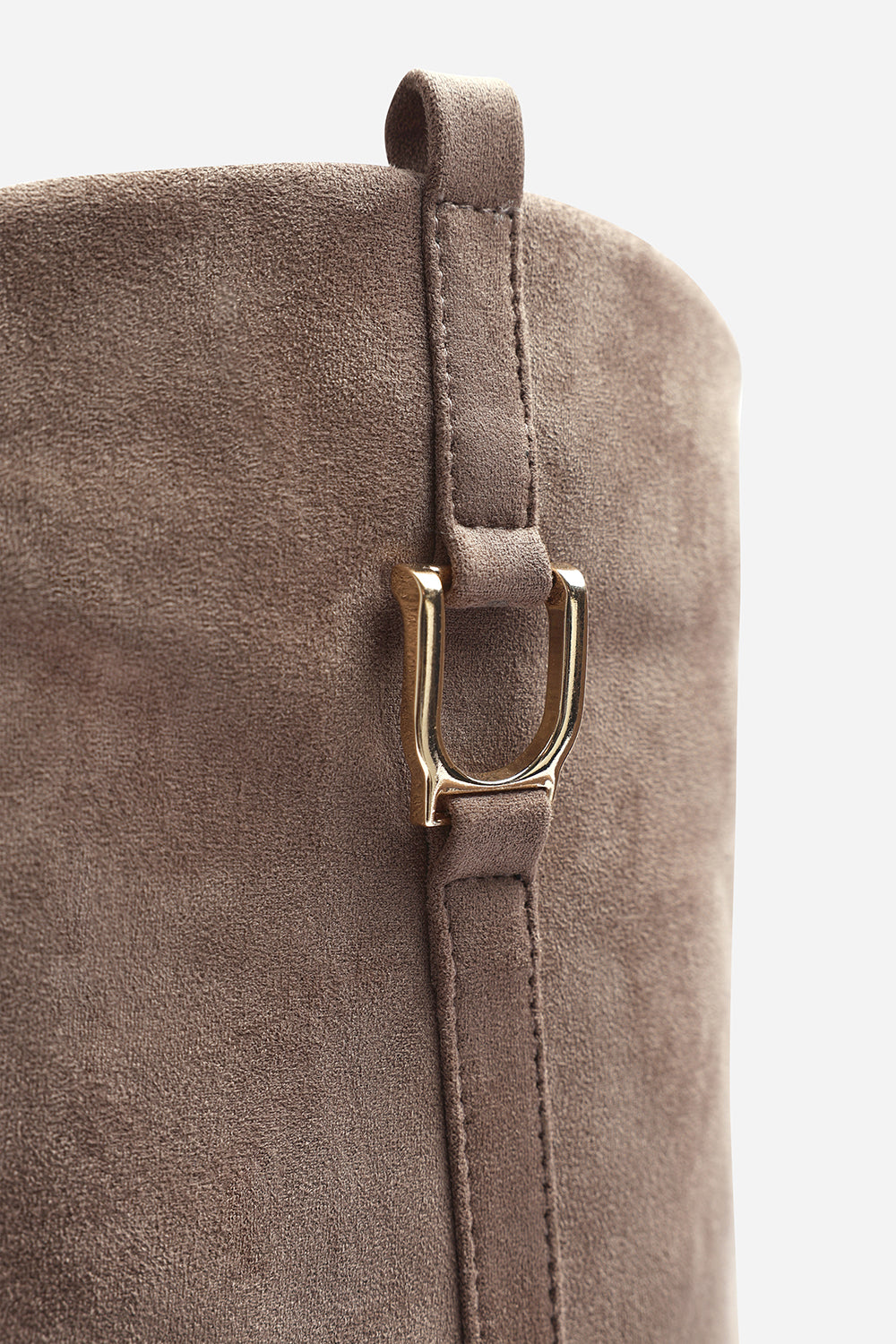 Karella Knee High Riding Boot with Hardware Detail