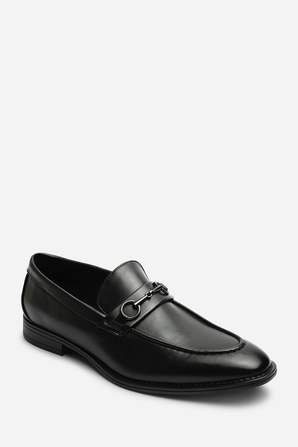 Declan Pointed Toe Slip On Buckle Loafer