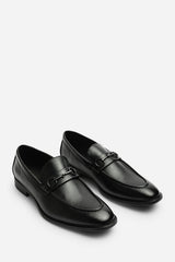 Declan Pointed Toe Slip On Buckle Loafer