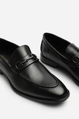 Declan Pointed Toe Slip On Buckle Loafer