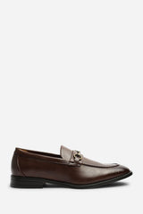 Declan Pointed Toe Slip On Buckle Loafer