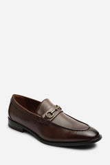 Declan Pointed Toe Slip On Buckle Loafer