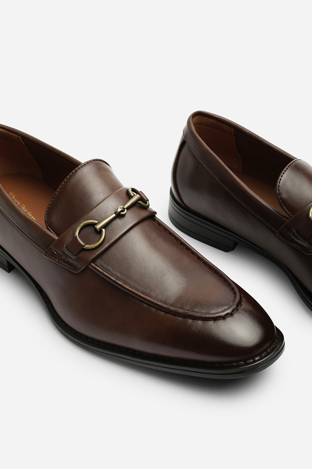 Declan Pointed Toe Slip On Buckle Loafer