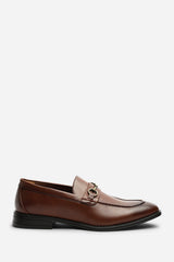 Declan Pointed Toe Slip On Buckle Loafer