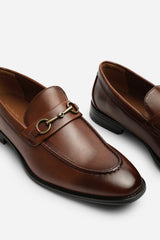 Declan Pointed Toe Slip On Buckle Loafer