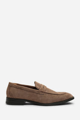 Gavin Suede Slip on Penny Loafer