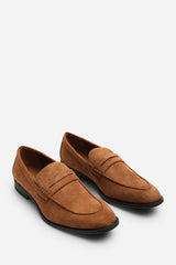 Gavin Suede Slip on Penny Loafer