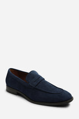 Gavin Suede Slip on Penny Loafer