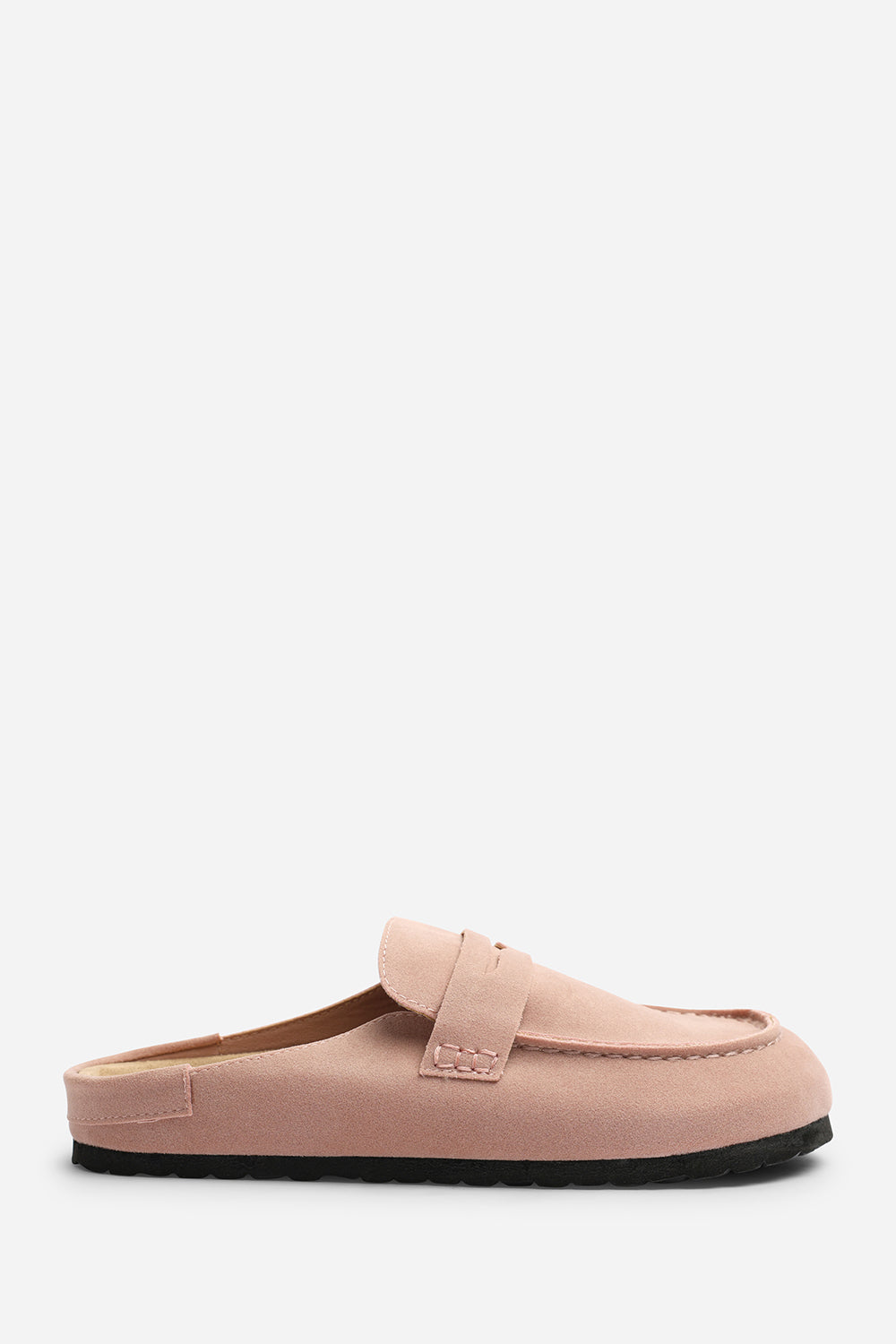 Honeybee Pink Low Back Slip on Mule
