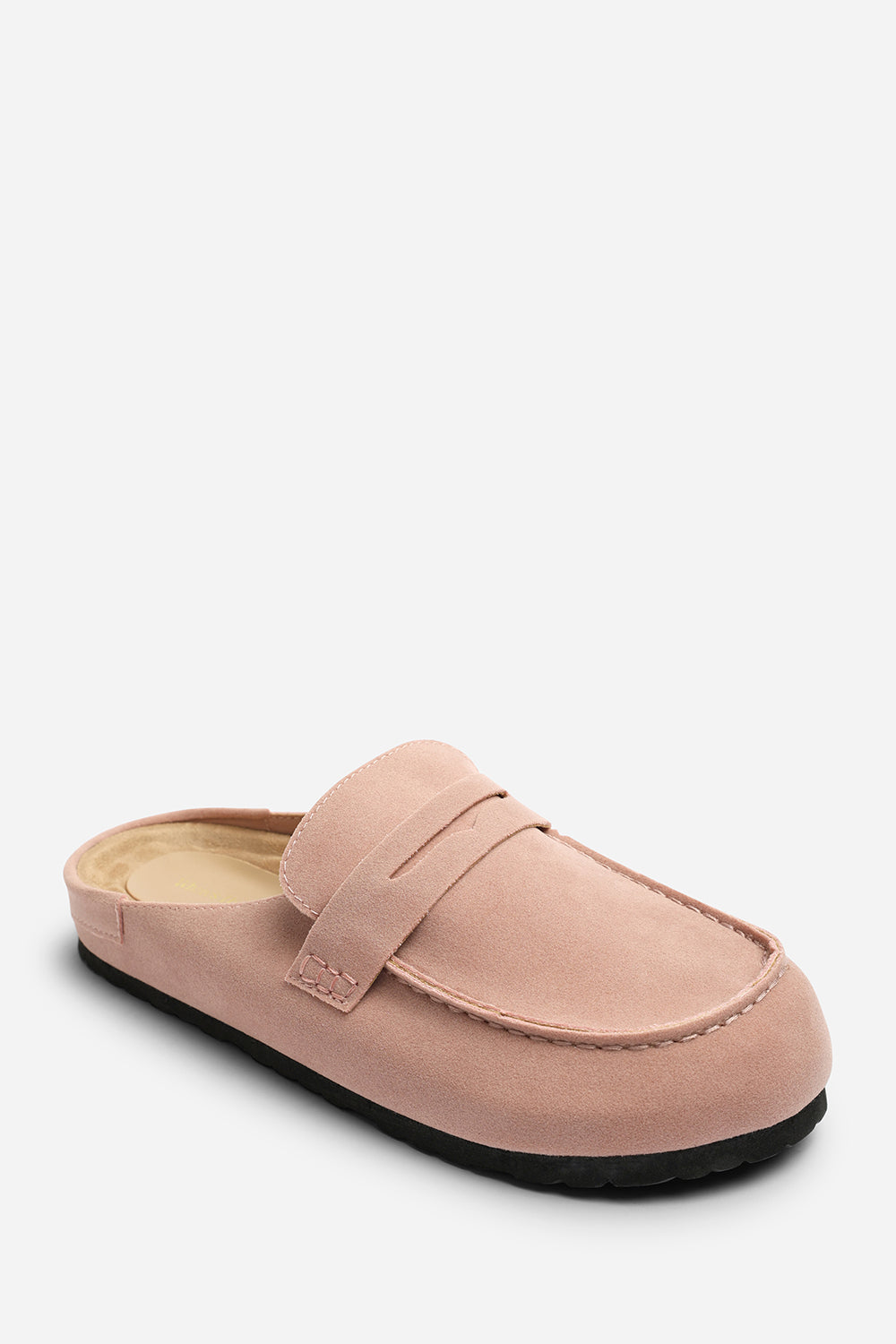 Honeybee Pink Low Back Slip on Mule