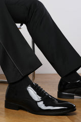Oxford Wide Fit Lace Up Work Dress Shoes