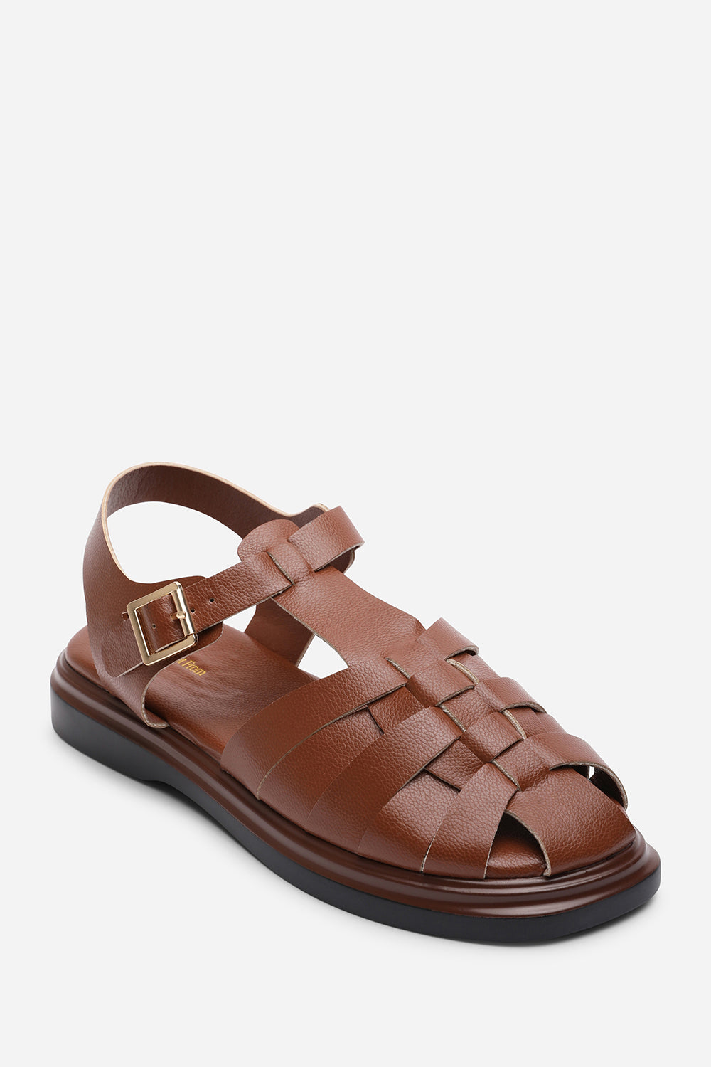 Chime Fisherman Flatform Tan Sandal
