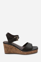 Giselle Cork Platform Wedge Sandals