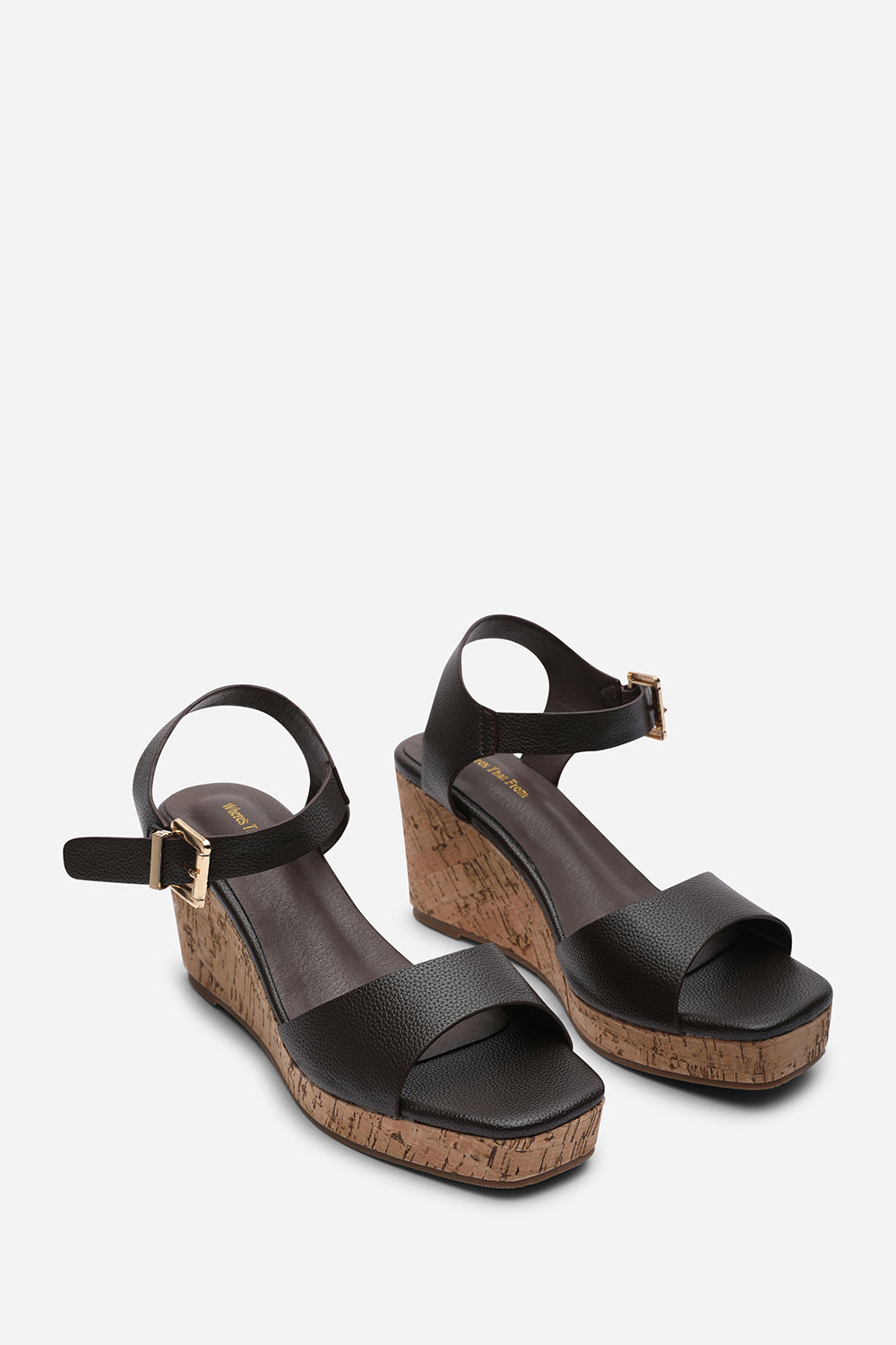 Giselle Cork Platform Wedge Sandals