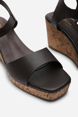 Giselle Cork Platform Wedge Sandals