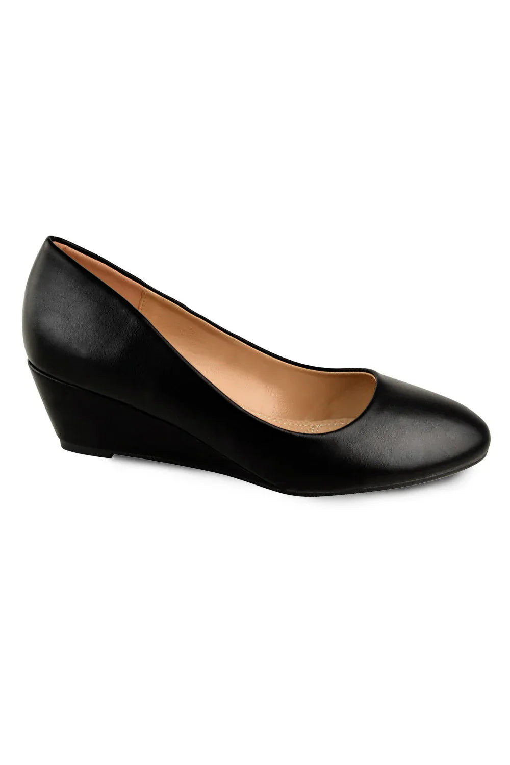 Low wedge black shoes on sale