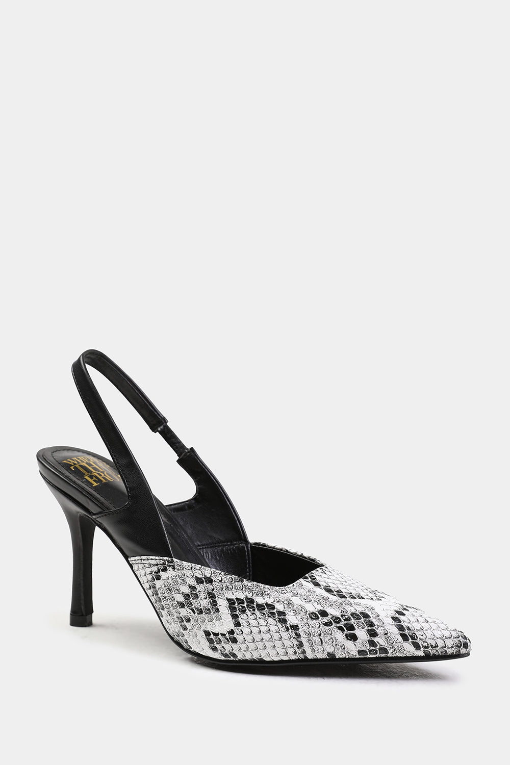 Snake Print New Look Slingback Heels FIJI WIDE FIT POINTED TOE