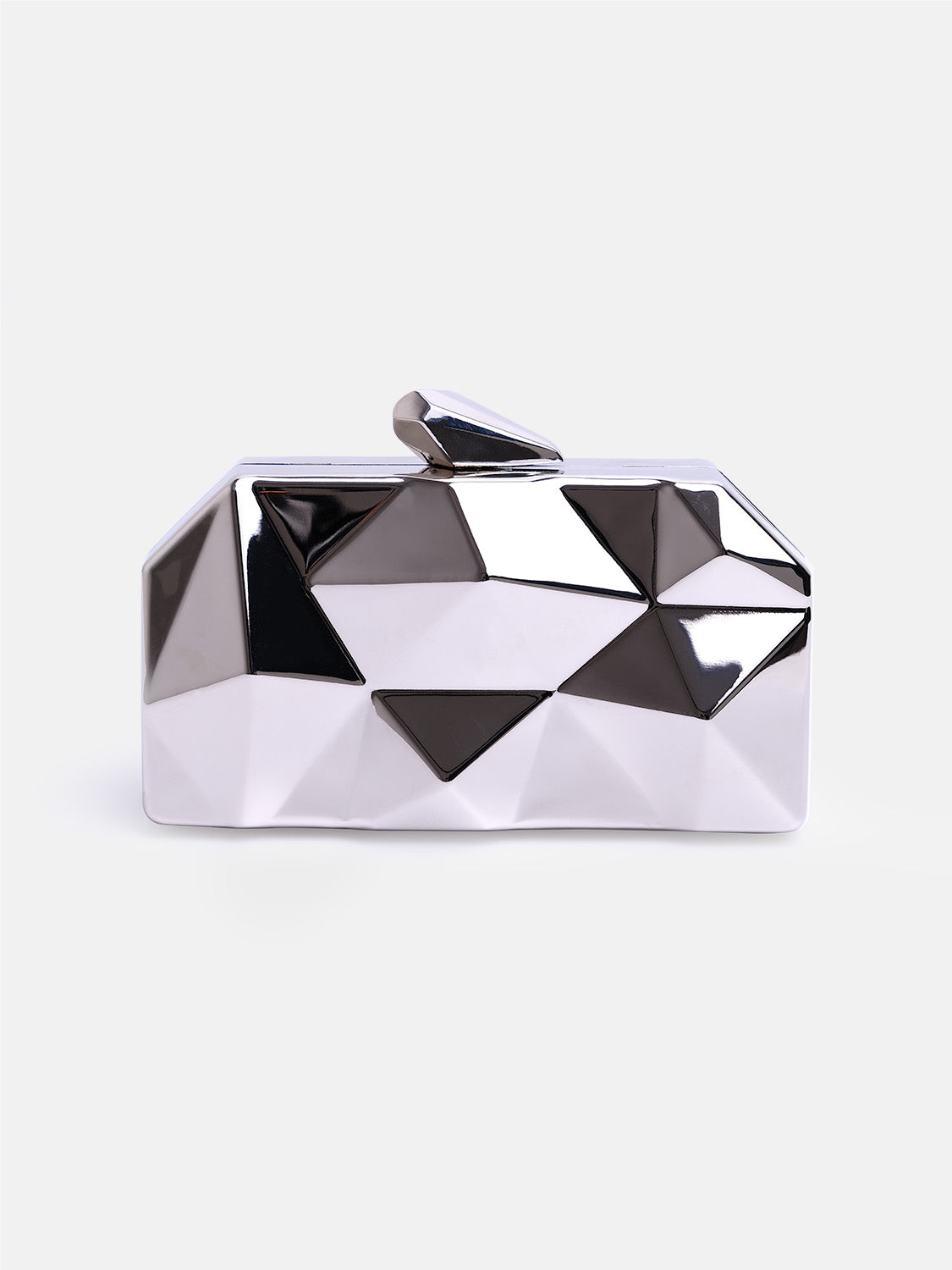 Silver on sale diamond clutch